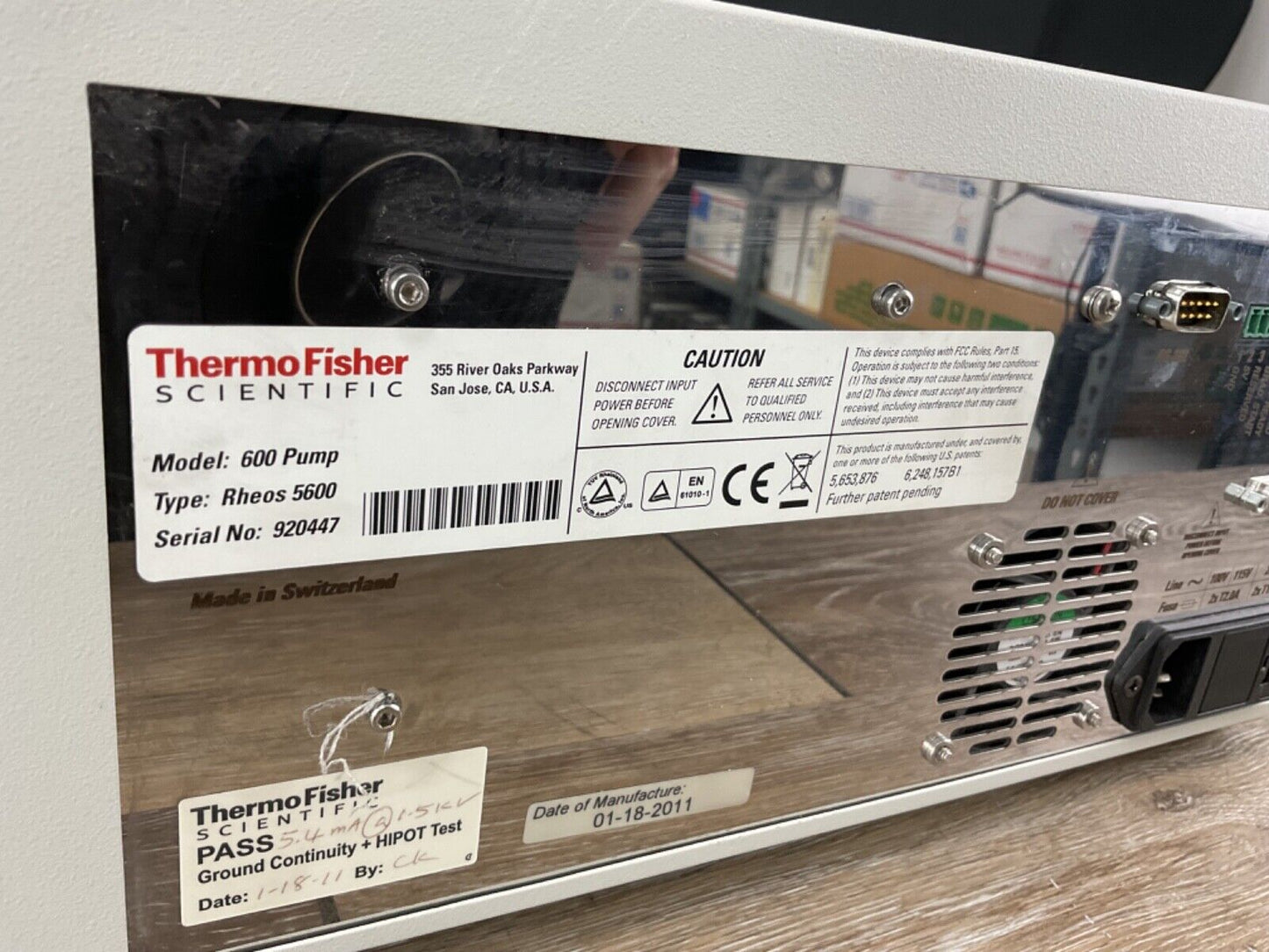 Thermo Scientific Accela 600 Pump Rheos 5600 UHLPC Low-Pressure Pump FREE SHIP