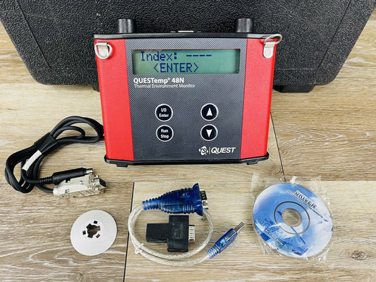 TSI QUESTemp 48N Quest Thermal Environment Monitor Heat Stress Wet Bulb Globe