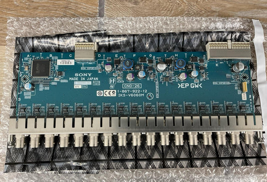 Sony IKS-V6060M Integrated Routing System Board 1-867-922-12 Card FREE SHIPPING