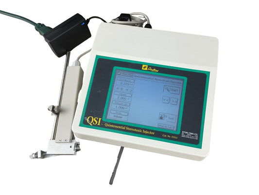 QSI Stoelting Quintessential Stereotaxic Injector 53311 Touch Screen Control Box