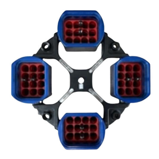 Fisher Scientific 3450 Centrifuge Swing Bucket Rotor w/ 4 75003452 Buckets