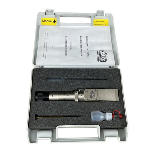 Kruss HR 901 Optronic Universal Refractometer Handrefraktometer W/ Hard Case