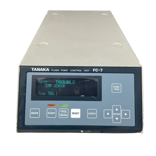 Tanaka FC-7 Automated Flash Point Control Unit Temp Sensor Temp 769.1 Free Ship