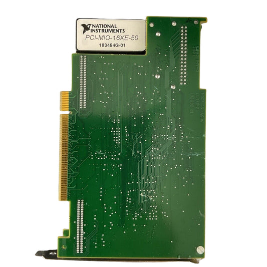 National Instruments PCI-MIO-16XE-50 Multifunction I/O Device 183454G-01