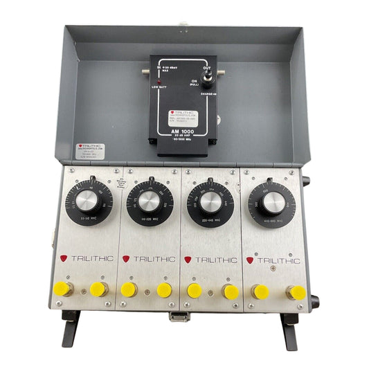 Trilithic AM 1000 20 db Amp VF-5 7 MHZ–880 MHZ RF Selector VF-4-XX AM1000-VF-MNT
