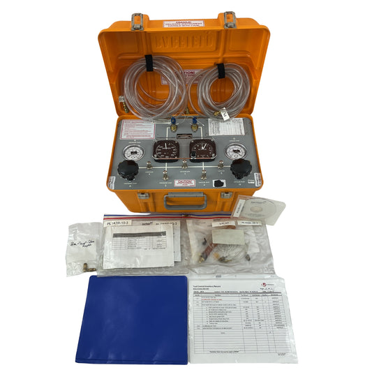 Barfield 1811D Static Pitot Test Set PL1ATR-10-1 101-00164-403 w/ Pitot Adapter