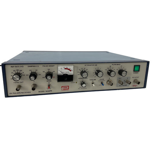 Panametrics 5058PR HV Pulser Receiver High Voltage Ultrasonic Attenuator System