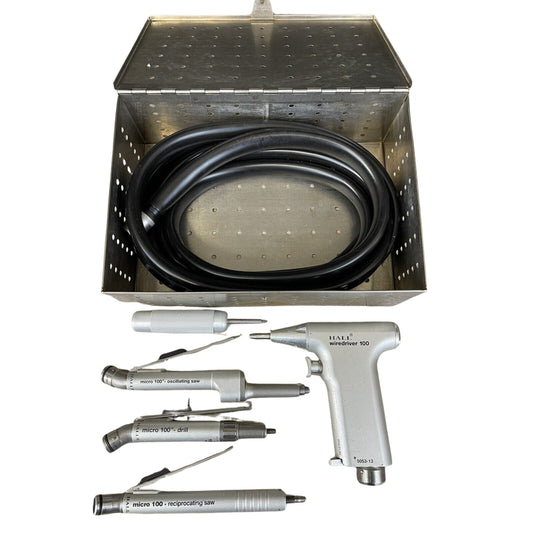 Zimmer HALL Surgical micro 100 Set w/ 5052-12 Case Free Shipping