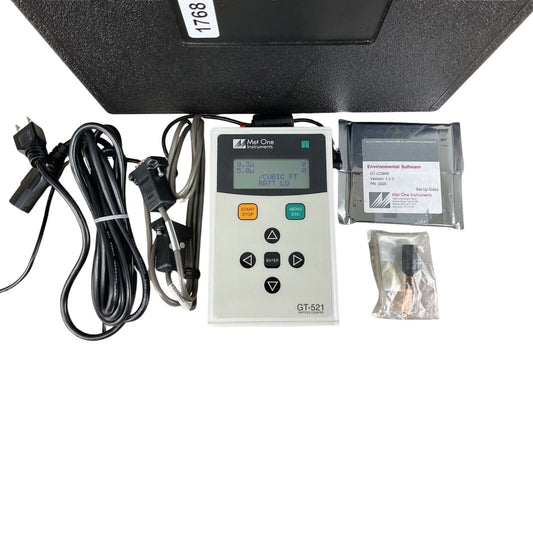 Met One GT-521 Particle Counter Portable Handheld Cumulative Counter Free Ship