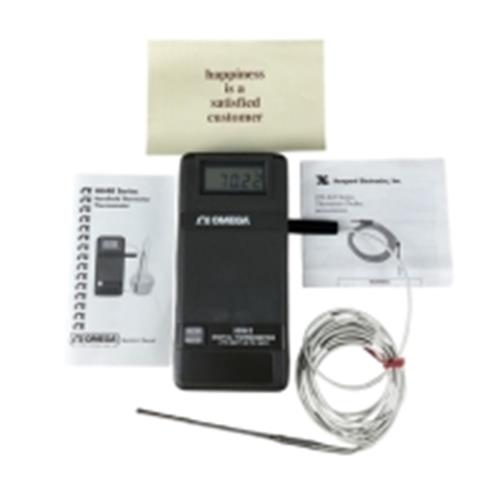 Omega HH41 Digital Thermometer Thermal Resistor w/ON-400 Series Thermistor Probe