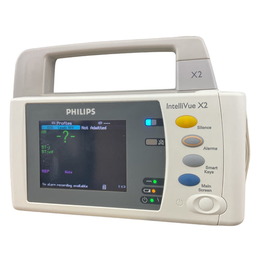 Philips IntelliVue X2 M3002A Portable MP2 Sp02 ECG MMS Patient Transport Monitor