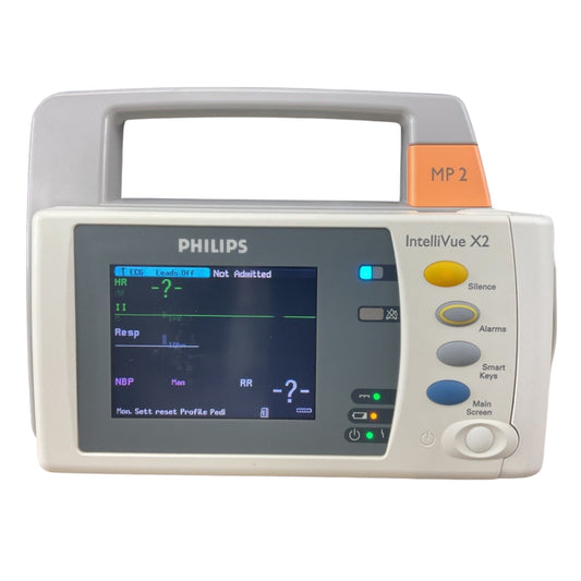 Philips IntelliVue X2 M3002A Portable MP2 Sp02 ECG MMS Patient Transport Monitor