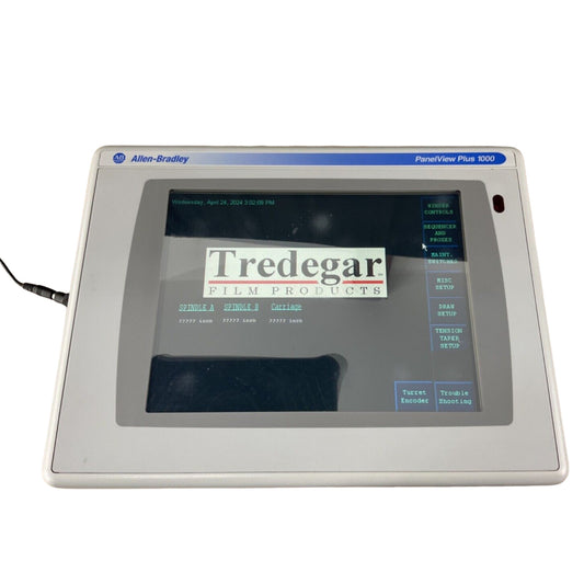 Allen-Bradley 2711P-RPX 2711P-RN15S PanelView Plus 1000 Color Touch Display