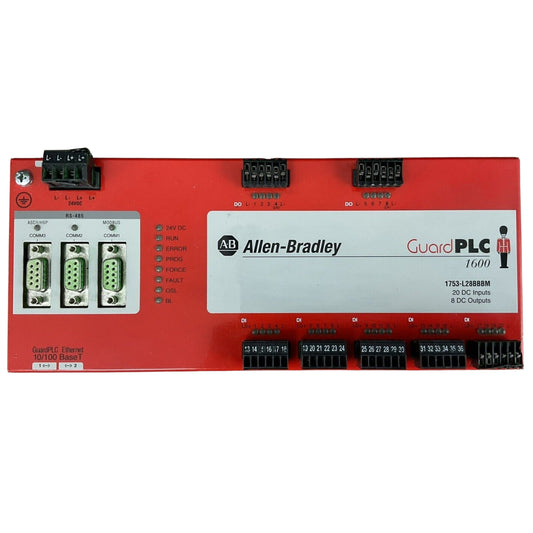 Allen Bradley 1753-L28BBBM Guard PLC 1600 Logix Programmable Safety Module Unit