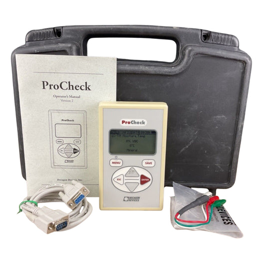 Decagon Devices ProCheck Handheld PC1528 Read Out Device ECH20 Soil Sensor