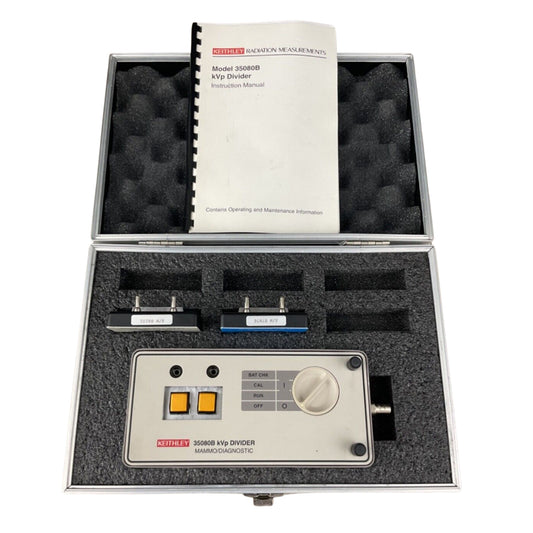 Keithley 35080B Divider Mammo/Diagnostic Fluke Bio GE w/ 2 Filter Packs