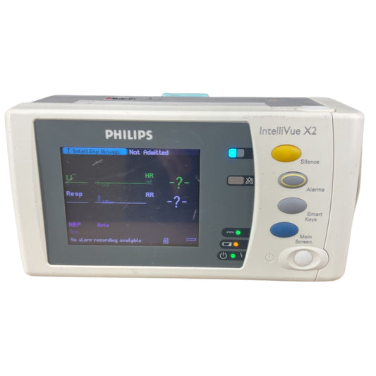 Philips IntelliVue X2 M3002A Portable MP2 Sp02 ECG MMS Patient Transport Monitor