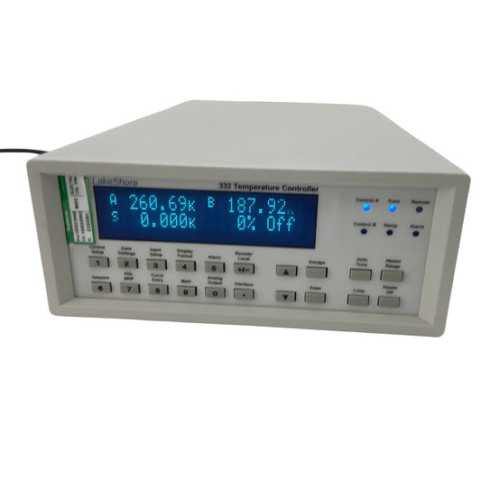 Lakeshore 332 Temperature Controller Two Channel Cryogenic Temp Controller