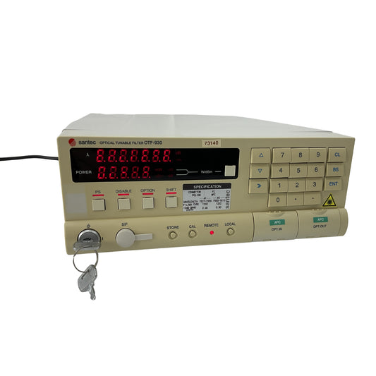 Santec OTF-930 Optical Tunable Filter 1527-1610nm Wavelength Selection System