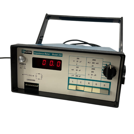 Tegam 252 Impedance Meter Benchtop Impedance Measurement System Free Shipping